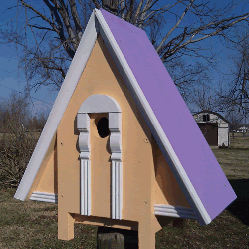 Alpine Bird House - Lavender