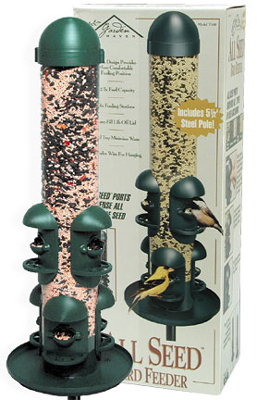 All Seed Bird feeder with Pole