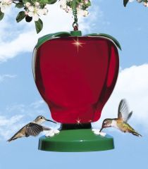 Apple Hummingbird Feeder