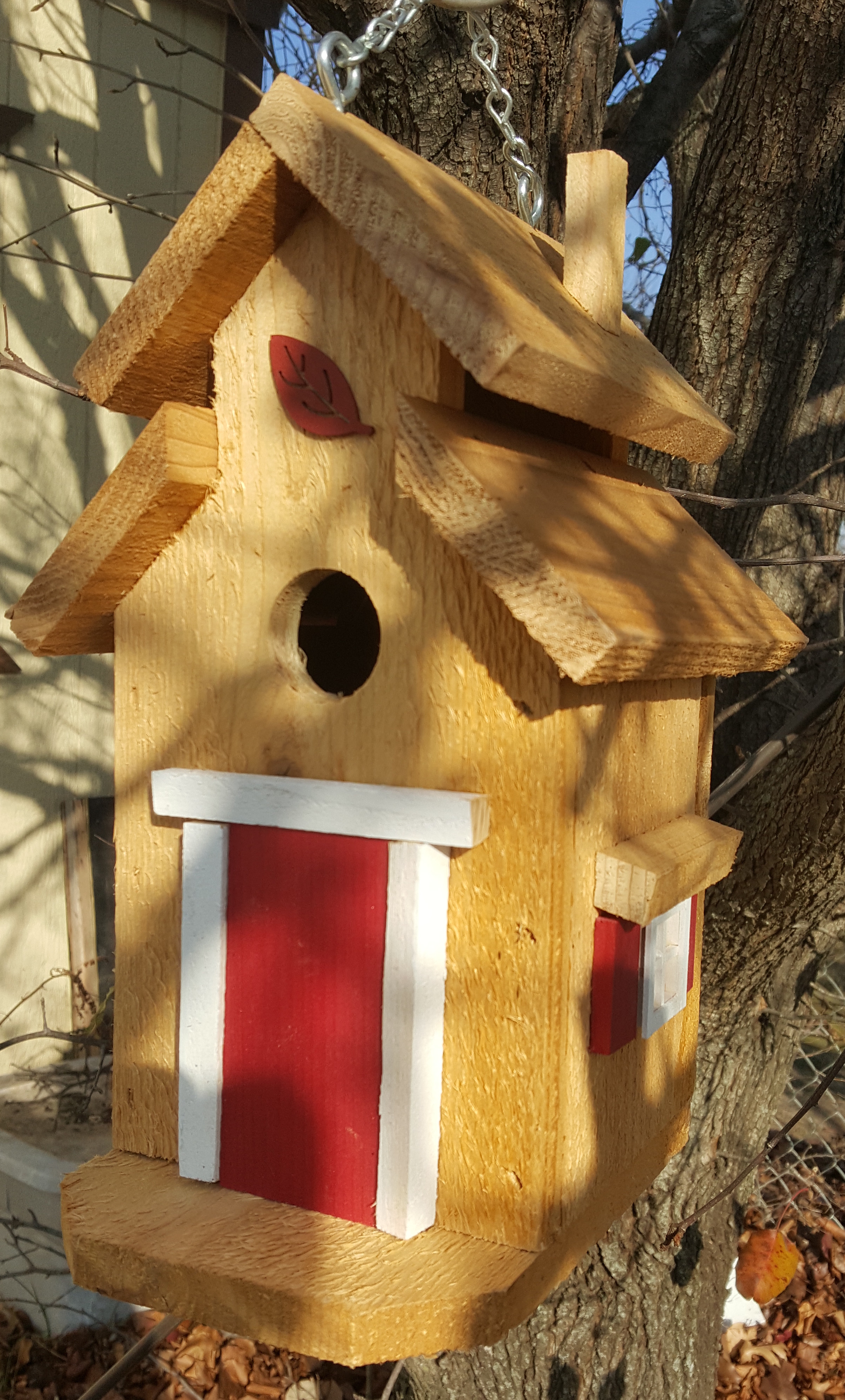 Cedar Bird house - Rancho Red