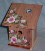 Unique hand crafted bird house